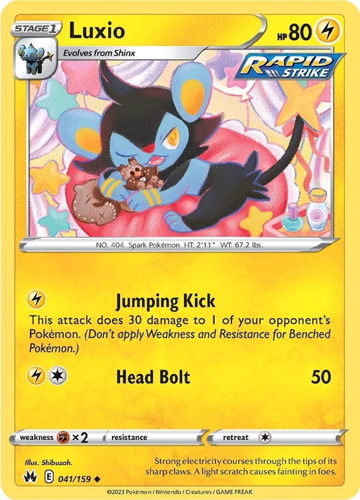 Luxio (041/159) (41) [Sword & Shield: Crown Zenith] | Dumpster Cat Games