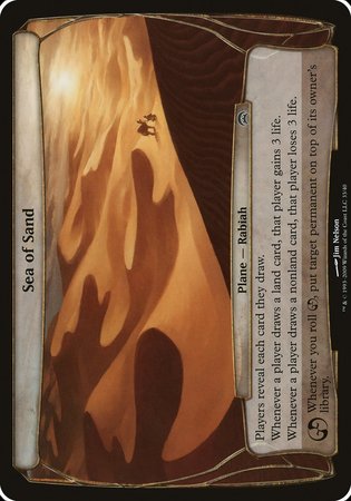 Sea of Sand (Planechase) [Planechase Planes] | Dumpster Cat Games