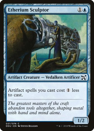 Etherium Sculptor [Duel Decks: Elves vs. Inventors] | Dumpster Cat Games