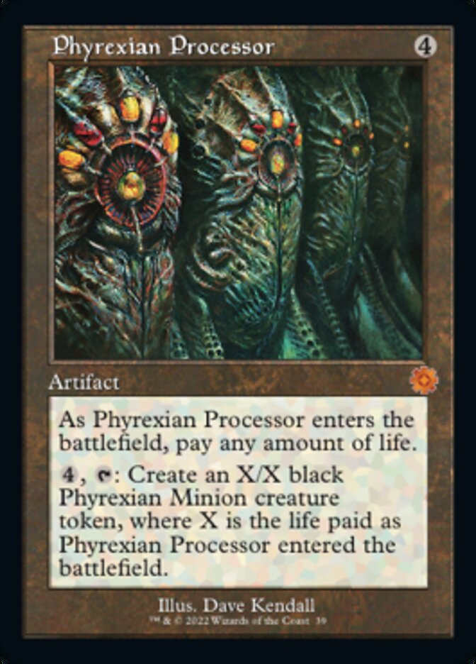 Phyrexian Processor (Retro) [The Brothers' War Retro Artifacts] | Dumpster Cat Games