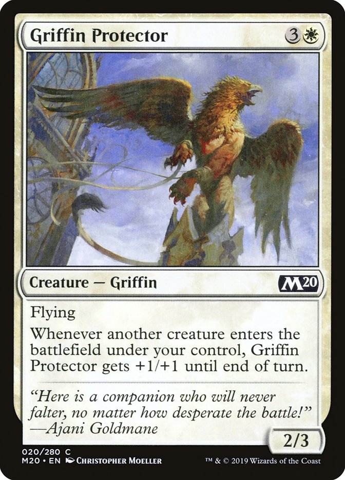Griffin Protector [Core Set 2020] | Dumpster Cat Games