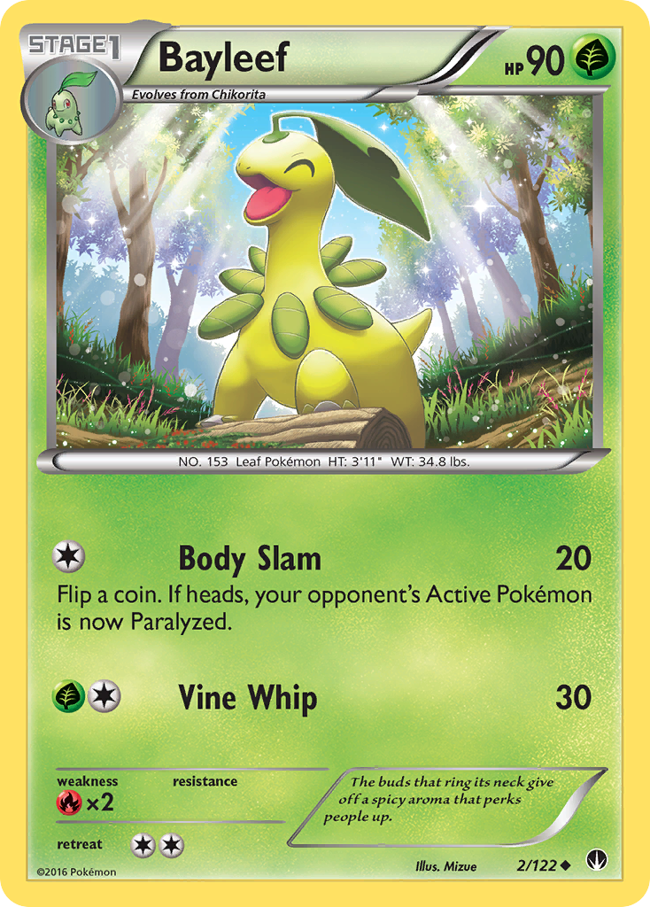 Bayleef (2/122) [XY: BREAKpoint] | Dumpster Cat Games