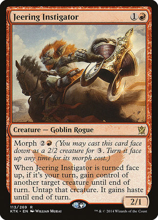Jeering Instigator [Khans of Tarkir] | Dumpster Cat Games