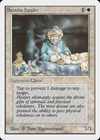 Samite Healer [Unlimited Edition] | Dumpster Cat Games