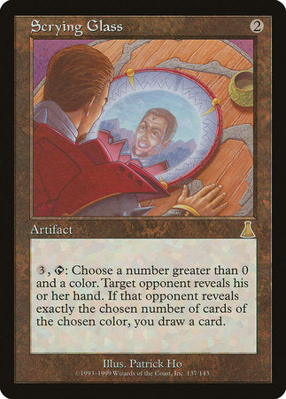 Scrying Glass [Urza's Destiny] | Dumpster Cat Games