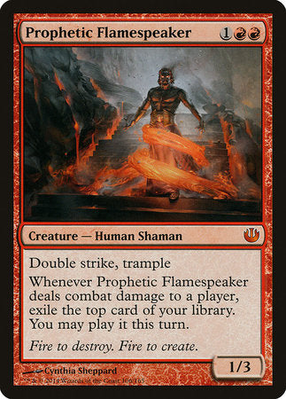 Prophetic Flamespeaker [Journey into Nyx] | Dumpster Cat Games