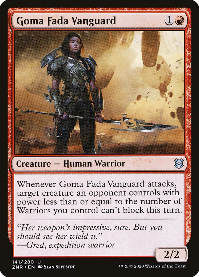 Goma Fada Vanguard [Zendikar Rising] | Dumpster Cat Games