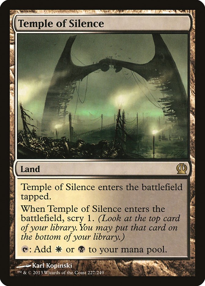 Temple of Silence [Theros] | Dumpster Cat Games