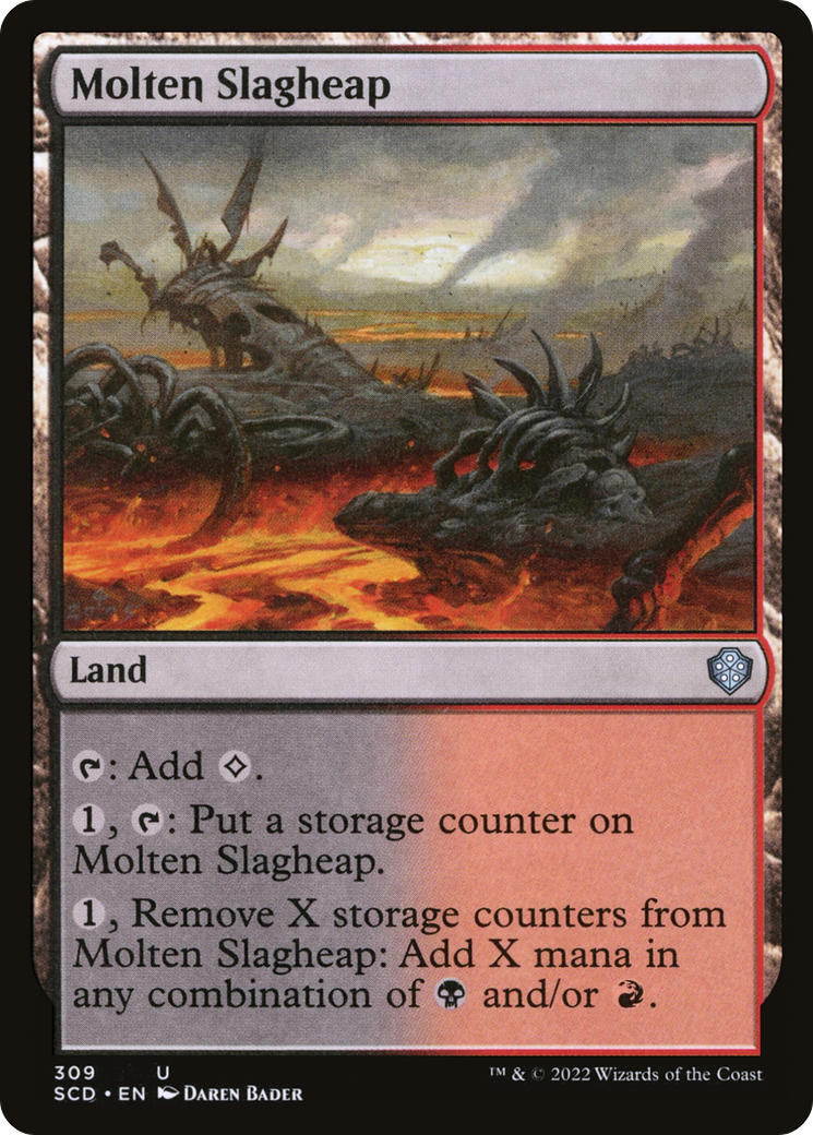 Molten Slagheap [Starter Commander Decks] | Dumpster Cat Games