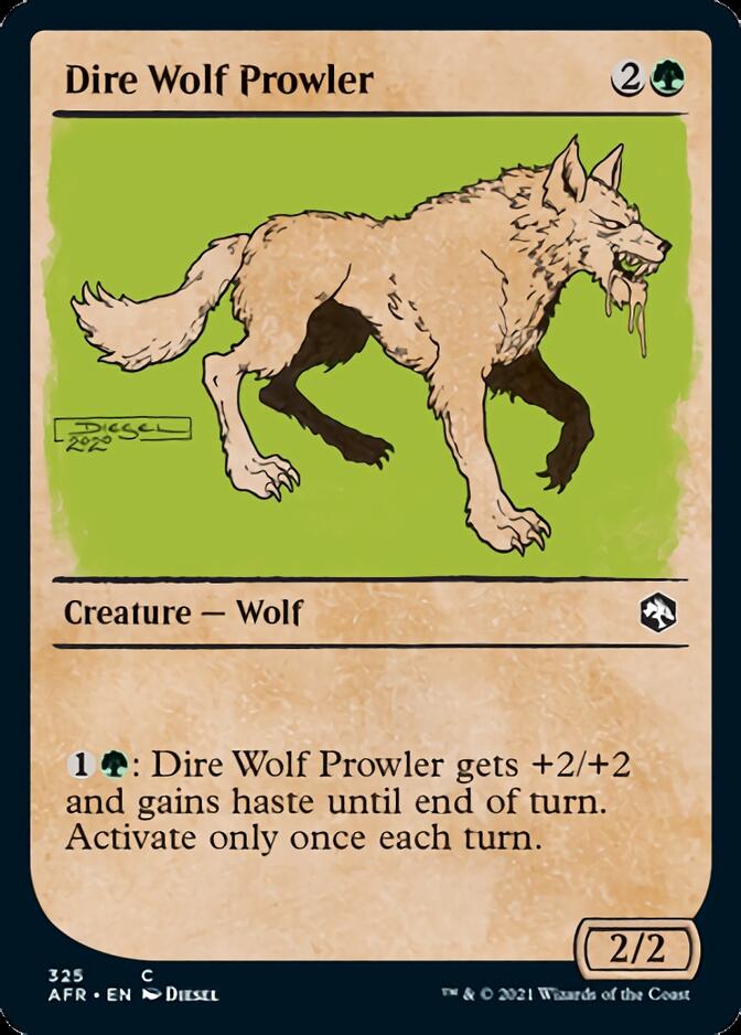 Dire Wolf Prowler (Showcase) [Dungeons & Dragons: Adventures in the Forgotten Realms] | Dumpster Cat Games
