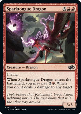 Sparktongue Dragon [Jumpstart 2022] | Dumpster Cat Games