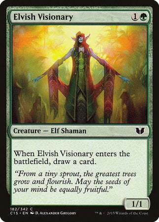 Elvish Visionary [Commander 2015] | Dumpster Cat Games