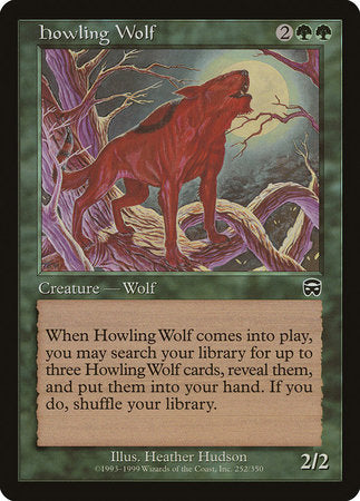 Howling Wolf [Mercadian Masques] | Dumpster Cat Games