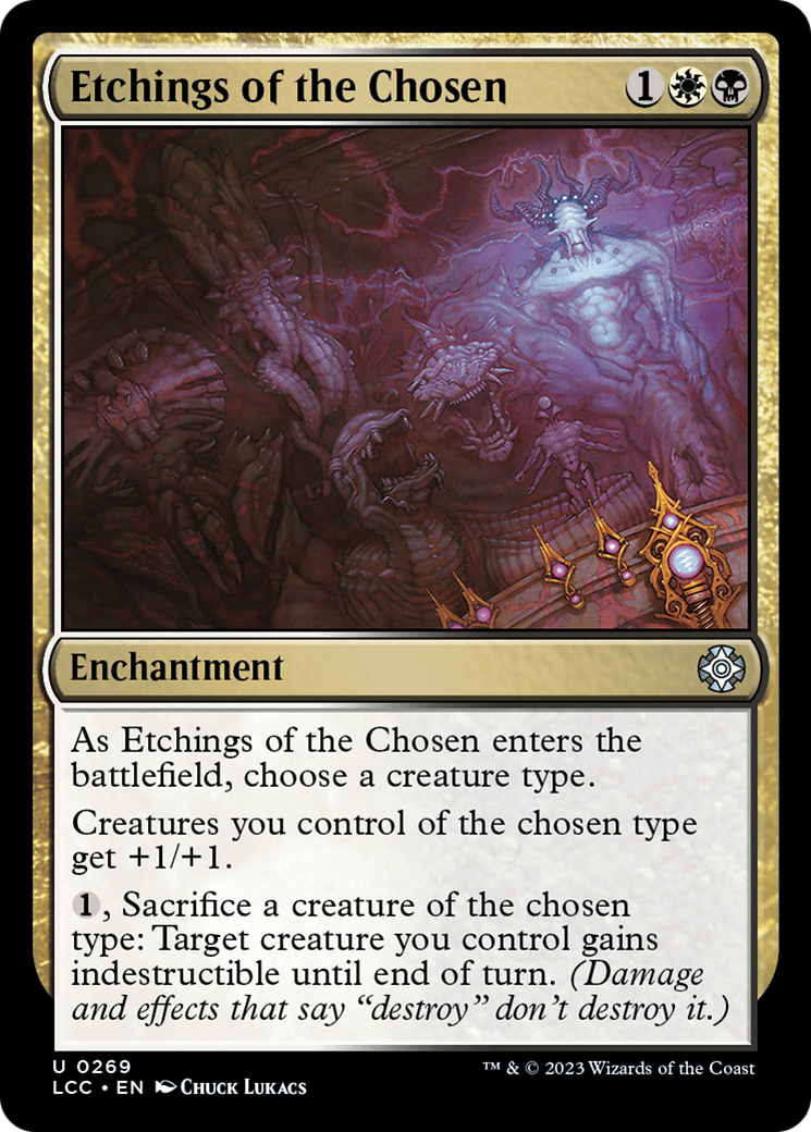 Etchings of the Chosen [The Lost Caverns of Ixalan Commander] | Dumpster Cat Games