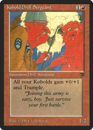 Kobold Drill Sergeant [Legends] | Dumpster Cat Games