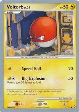 Voltorb LV.29 (117/132) (Intimidation - Tristan Robinson) [World Championships 2008] | Dumpster Cat Games