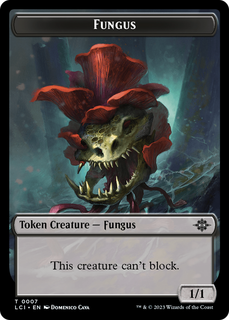 Copy // Fungus Double-Sided Token [The Lost Caverns of Ixalan Tokens] | Dumpster Cat Games