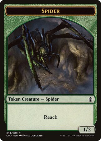 Spider Token (014) [Commander Anthology Tokens] | Dumpster Cat Games