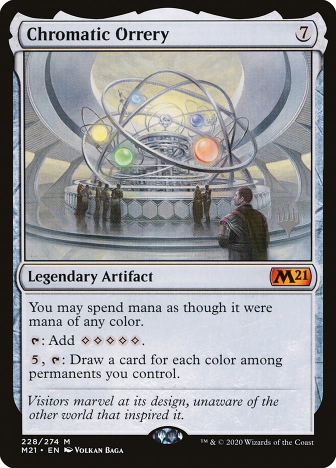 Chromatic Orrery (Promo Pack) [Core Set 2021 Promos] | Dumpster Cat Games