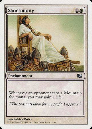 Sanctimony [Eighth Edition] | Dumpster Cat Games
