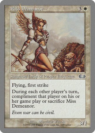 Miss Demeanor [Unglued] | Dumpster Cat Games