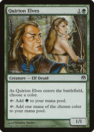 Quirion Elves [Duel Decks: Phyrexia vs. the Coalition] | Dumpster Cat Games