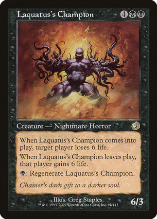 Laquatus's Champion [Torment] | Dumpster Cat Games