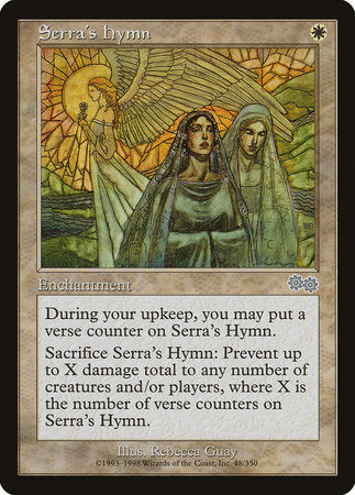 Serra's Hymn [Urza's Saga] | Dumpster Cat Games