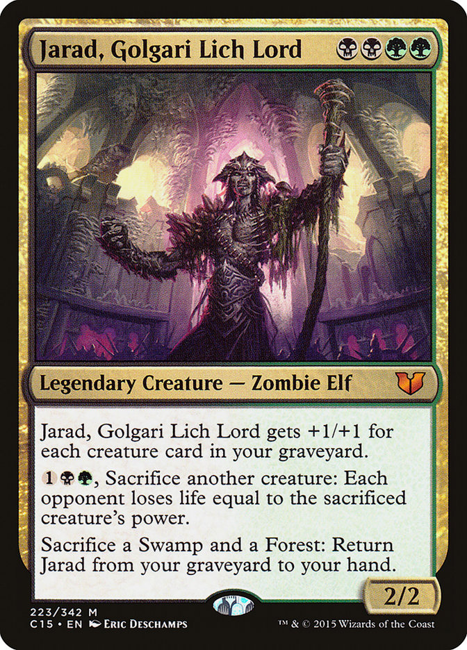Jarad, Golgari Lich Lord [Commander 2015] | Dumpster Cat Games