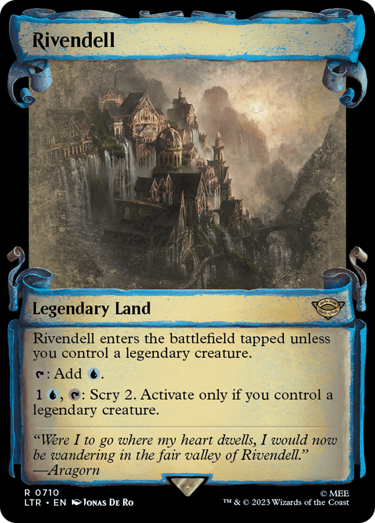 Rivendell [The Lord of the Rings: Tales of Middle-Earth Showcase Scrolls] | Dumpster Cat Games