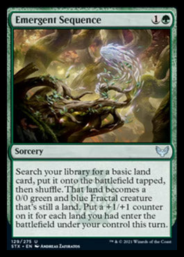 Emergent Sequence [Strixhaven: School of Mages] | Dumpster Cat Games