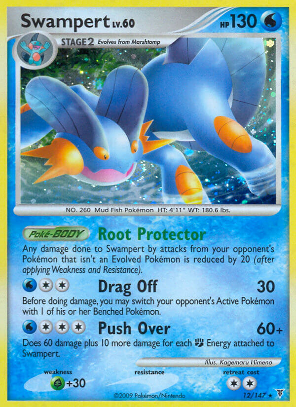 Swampert (12/147) (Theme Deck Exclusive) [Platinum: Supreme Victors] | Dumpster Cat Games