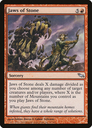 Jaws of Stone [Shadowmoor] | Dumpster Cat Games