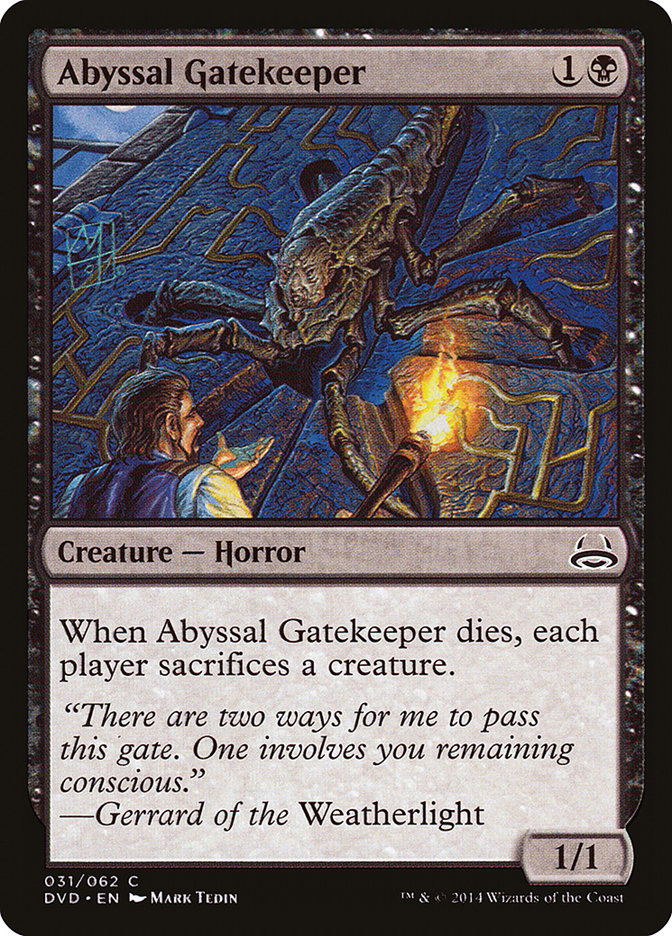 Abyssal Gatekeeper (Divine vs. Demonic) [Duel Decks Anthology] | Dumpster Cat Games