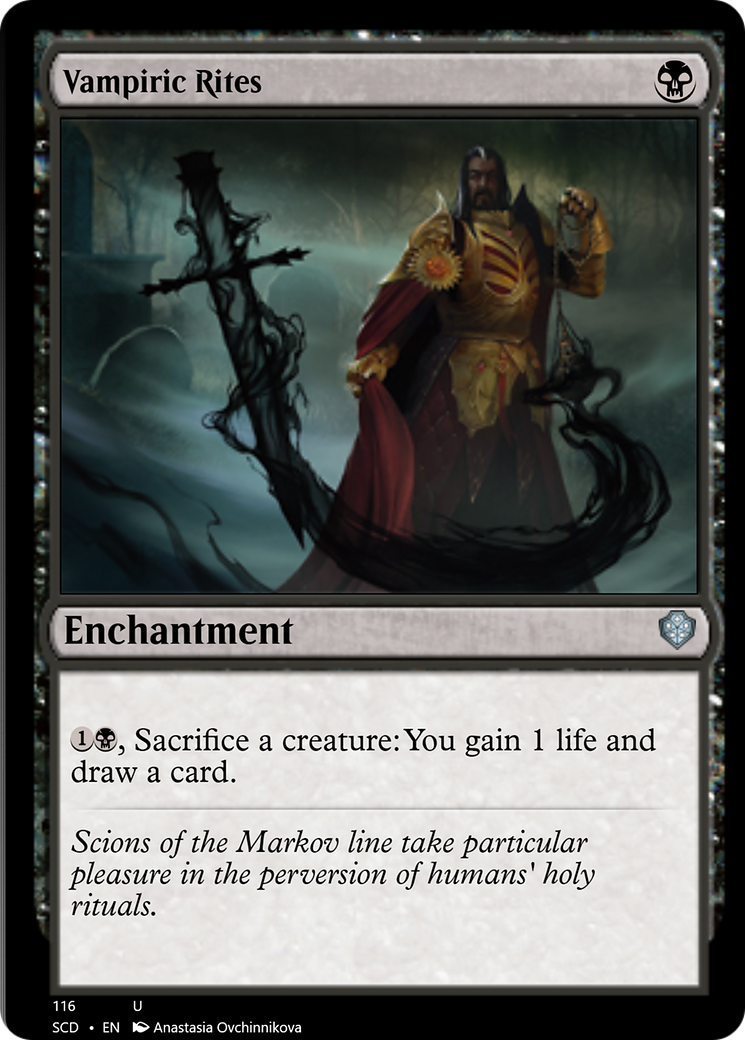 Vampiric Rites [Starter Commander Decks] | Dumpster Cat Games