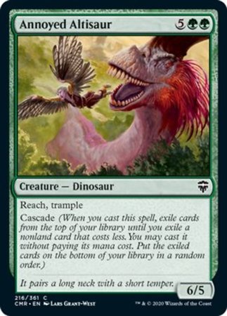 Annoyed Altisaur [Commander Legends] | Dumpster Cat Games