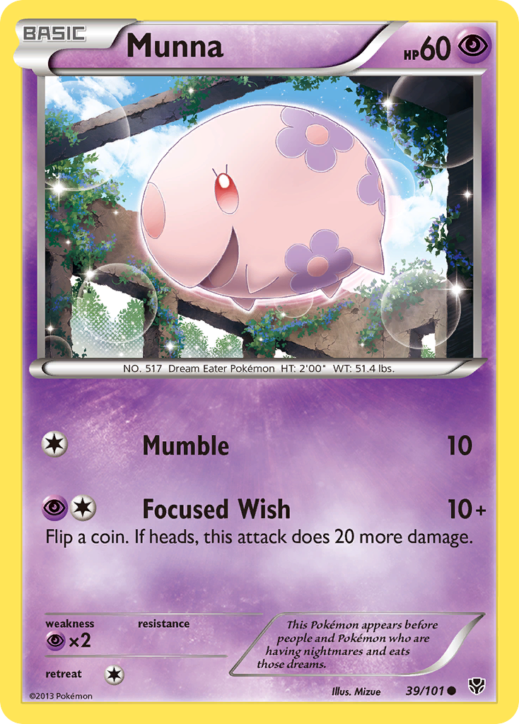 Munna (39/101) [Black & White: Plasma Blast] | Dumpster Cat Games