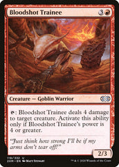 Bloodshot Trainee [Double Masters] | Dumpster Cat Games