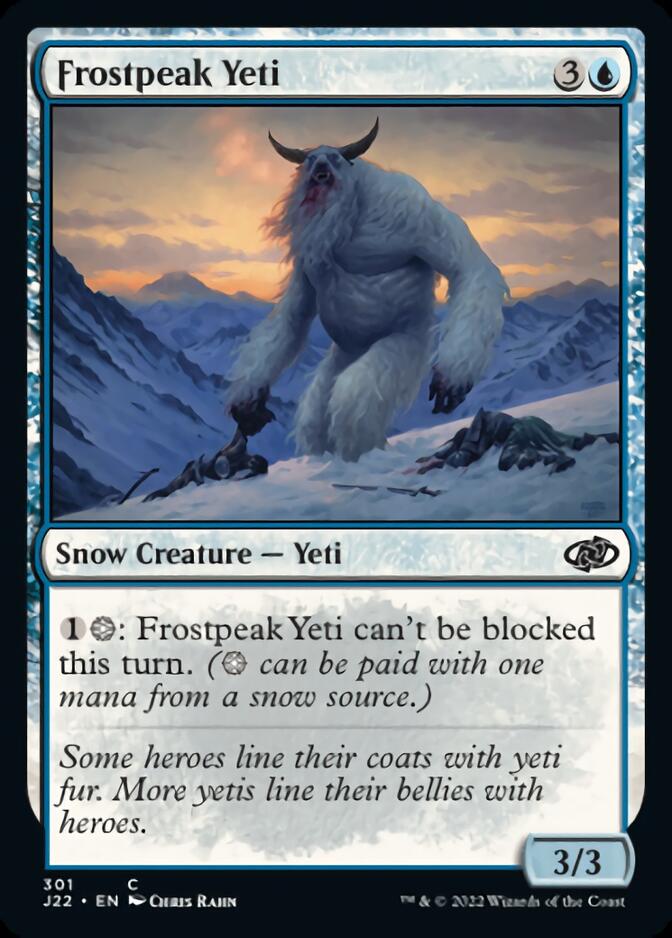 Frostpeak Yeti [Jumpstart 2022] | Dumpster Cat Games