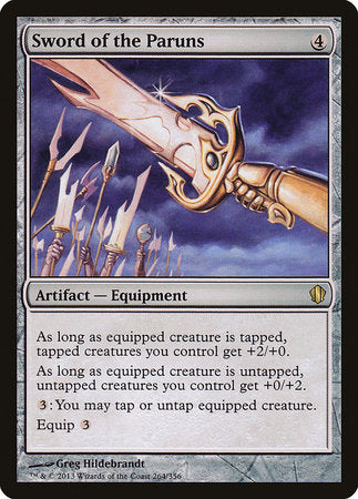 Sword of the Paruns [Commander 2013] | Dumpster Cat Games