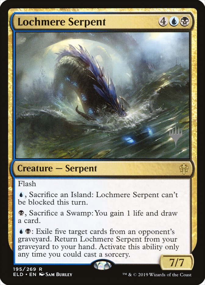 Lochmere Serpent (Promo Pack) [Throne of Eldraine Promos] | Dumpster Cat Games