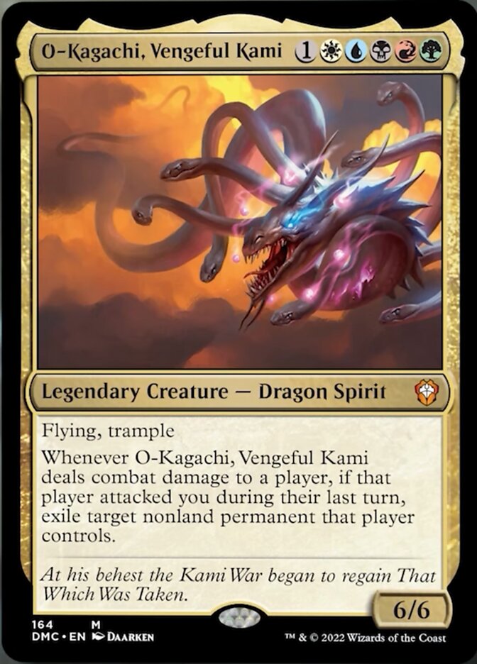 O-Kagachi, Vengeful Kami [Dominaria United Commander] | Dumpster Cat Games