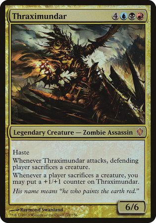 Thraximundar (Commander 2013) [Commander 2013 Oversized] | Dumpster Cat Games