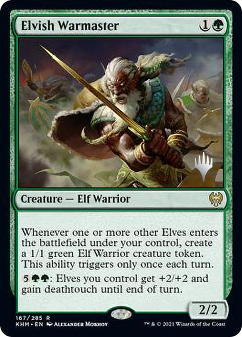 Elvish Warmaster [Kaldheim Promo Pack] | Dumpster Cat Games