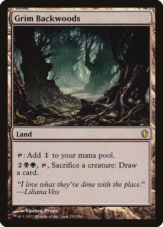 Grim Backwoods [Commander 2013] | Dumpster Cat Games