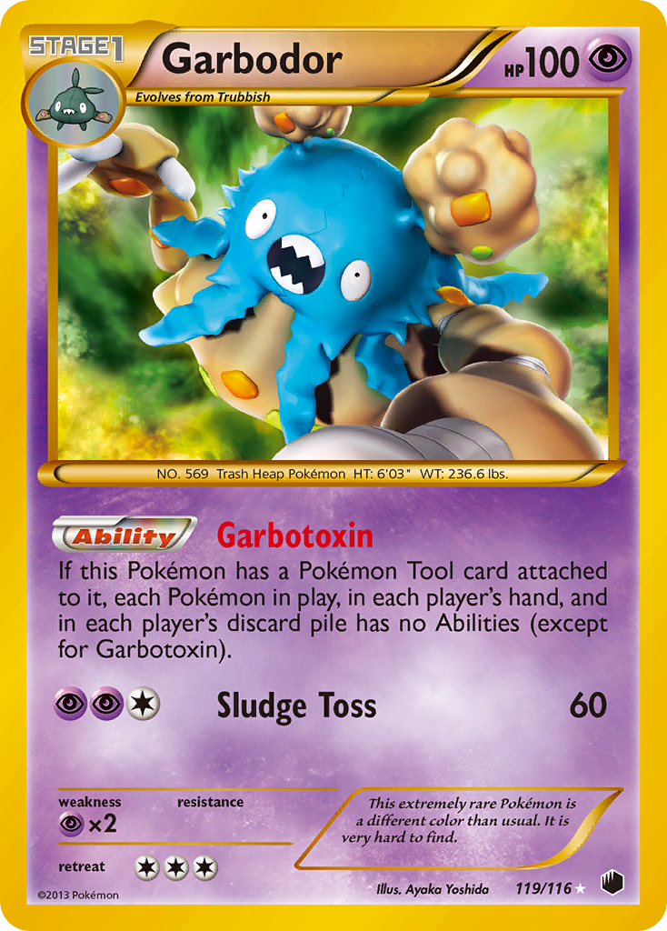 Garbodor (119/116) [Black & White: Plasma Freeze] | Dumpster Cat Games