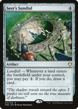 Seer's Sundial [Commander Anthology Volume II] | Dumpster Cat Games