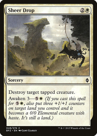 Sheer Drop [Battle for Zendikar] | Dumpster Cat Games
