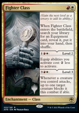 Fighter Class (Promo Pack) [Dungeons & Dragons: Adventures in the Forgotten Realms Promos] | Dumpster Cat Games