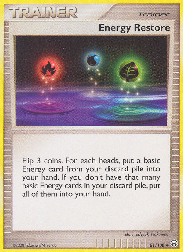Energy Restore (81/100) [Diamond & Pearl: Majestic Dawn] | Dumpster Cat Games